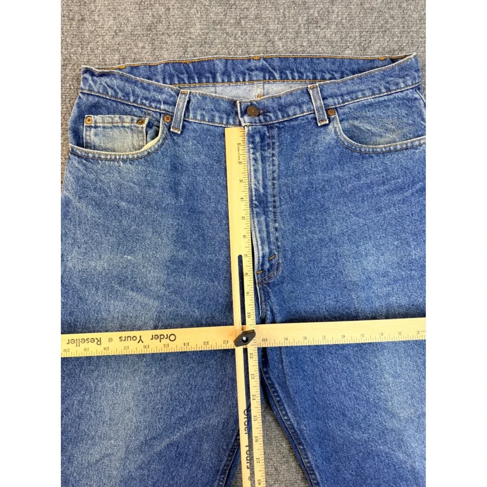 Vintage Levis 550 Jeans Mens 38x30 Blue Relaxed Fit Tapered Made in USA 90s Y2K